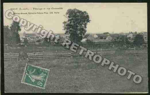 Ville de SAGY Carte postale ancienne