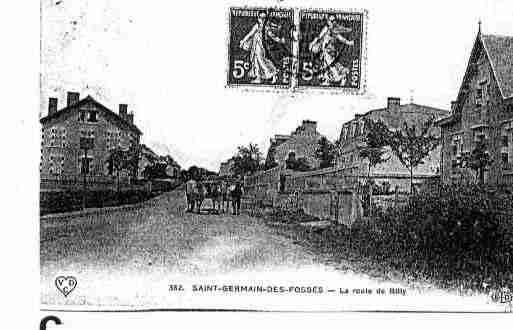 Ville de SAINTGERMAINDESFOSSES Carte postale ancienne