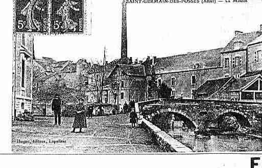 Ville de SAINTGERMAINDESFOSSES Carte postale ancienne