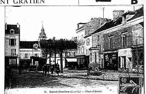 Ville de SAINTGRATIEN Carte postale ancienne