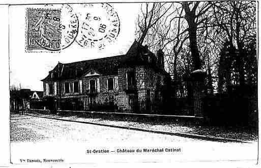 Ville de SAINTGRATIEN Carte postale ancienne