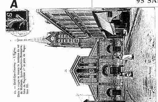 Ville de SAINTLEULAFORET Carte postale ancienne