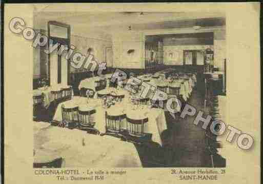Ville de SAINTMANDE Carte postale ancienne
