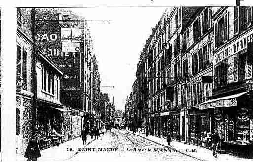 Ville de SAINTMANDE Carte postale ancienne