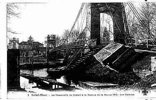 Ville de SAINTMAURDESFOSSES Carte postale ancienne