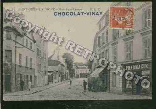 Ville de SAINTOUENL\'AUMONE Carte postale ancienne