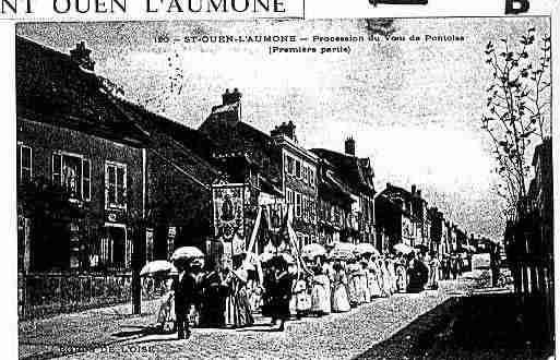 Ville de SAINTOUENL\'AUMONE Carte postale ancienne