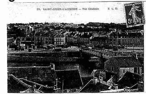 Ville de SAINTOUENL\\\'AUMONE Carte postale ancienne