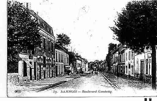Ville de SANNOIS Carte postale ancienne