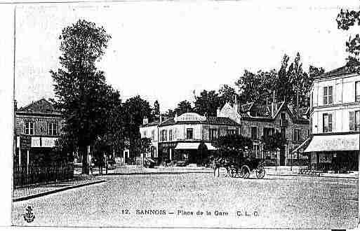 Ville de SANNOIS Carte postale ancienne