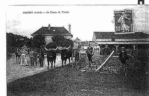 Ville de SANTENY Carte postale ancienne