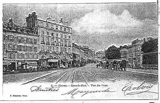 Ville de SEVRES Carte postale ancienne