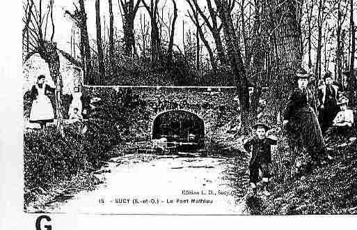 Ville de SUCYENBRIE Carte postale ancienne