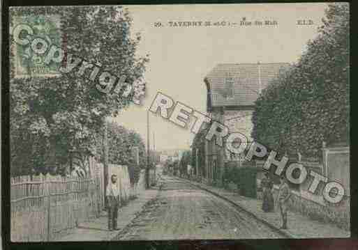 Ville de TAVERNY Carte postale ancienne