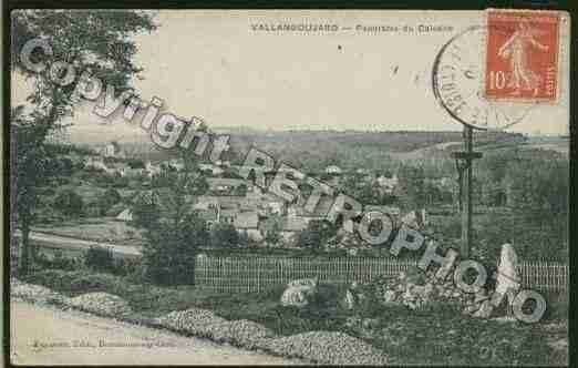 Ville de VALLANGOUJARD Carte postale ancienne