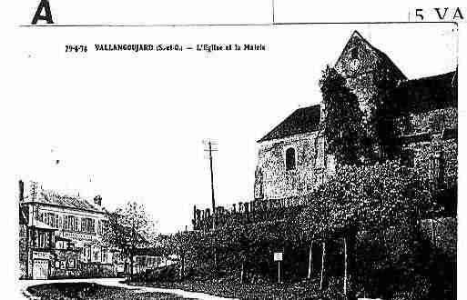 Ville de VALLANGOUJARD Carte postale ancienne