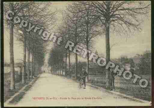 Ville de VETHEUIL Carte postale ancienne