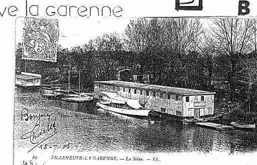 Ville de VILLENEUVELAGARENNE Carte postale ancienne