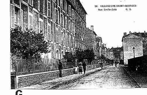 Ville de VILLENEUVESAINTGEORGES Carte postale ancienne