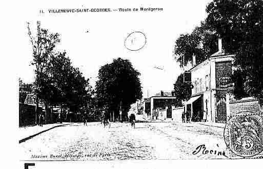 Ville de VILLENEUVESAINTGEORGES Carte postale ancienne