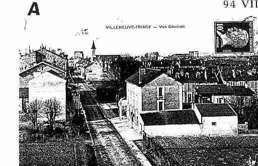 Ville de VILLENEUVESAINTGEORGES Carte postale ancienne