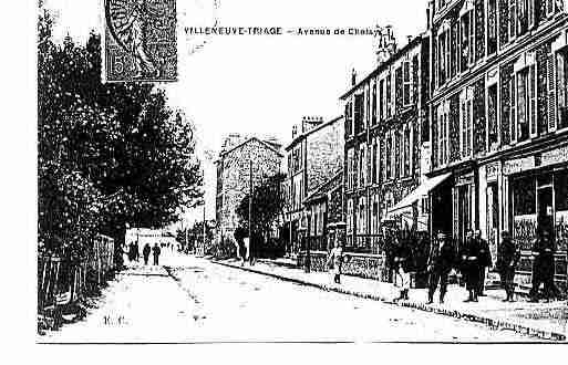 Ville de VILLENEUVESAINTGEORGES Carte postale ancienne