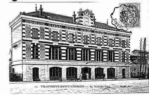 Ville de VILLENEUVESAINTGEORGES Carte postale ancienne