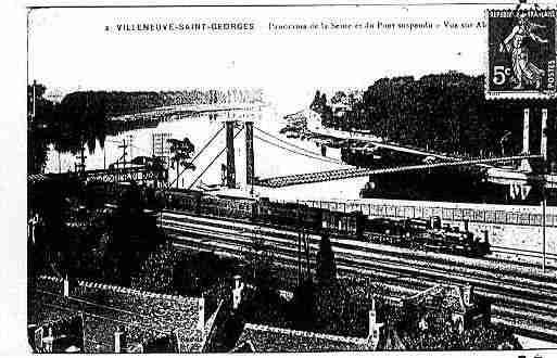 Ville de VILLENEUVESAINTGEORGES Carte postale ancienne