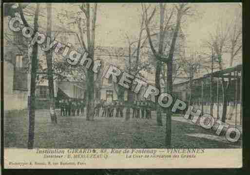 Ville de VINCENNES Carte postale ancienne