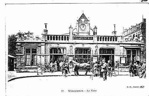 Ville de VINCENNES Carte postale ancienne