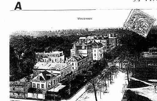 Ville de VINCENNES Carte postale ancienne