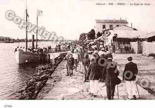 Ville de AGDE Carte postale ancienne