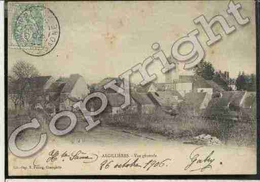 Ville de ARGILLIERES Carte postale ancienne Ville de ARGILLIERES Carte postale ancienne