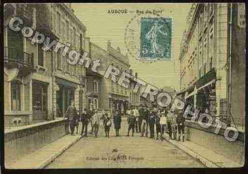 Ville de AUBOUE Carte postale ancienne