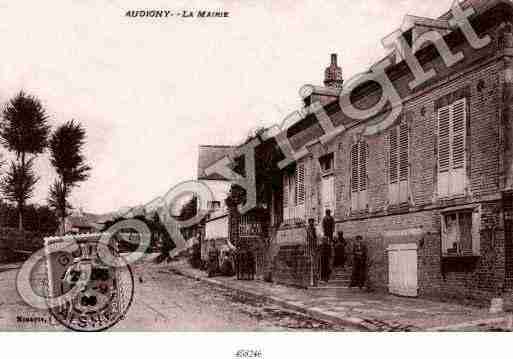 Ville de AUDIGNY Carte postale ancienne