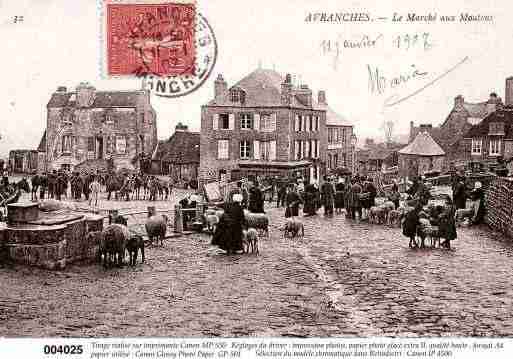 Ville de AVRANCHES Carte postale ancienne