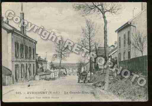 Ville de AVRICOURT Carte postale ancienne Ville de AVRICOURT Carte postale ancienne