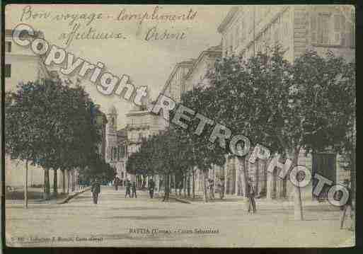 Ville de BASTIA Carte postale ancienne