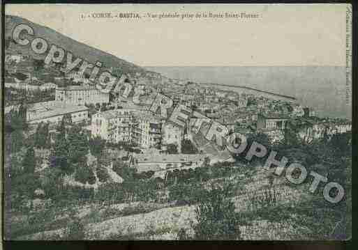 Ville de BASTIA Carte postale ancienne