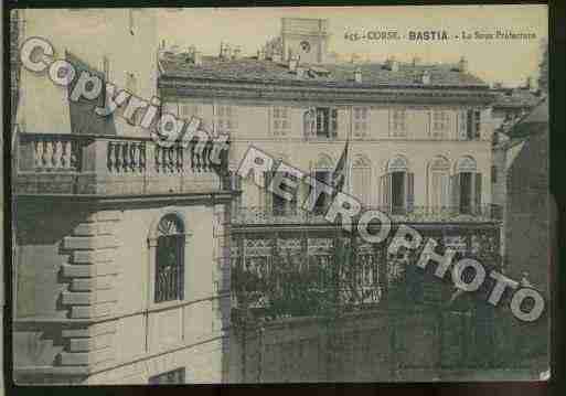 Ville de BASTIA Carte postale ancienne