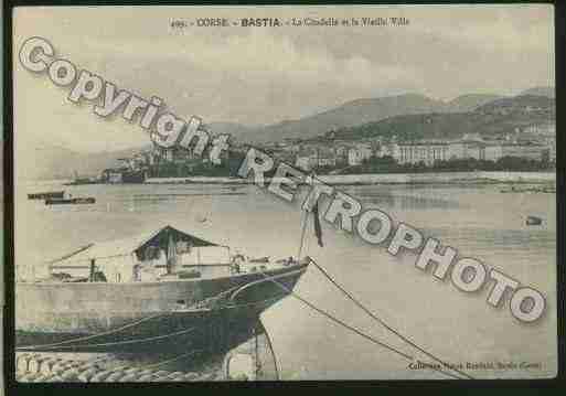 Ville de BASTIA Carte postale ancienne Ville de BASTIA Carte postale ancienne