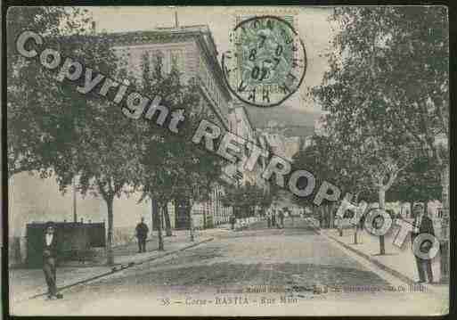 Ville de BASTIA Carte postale ancienne