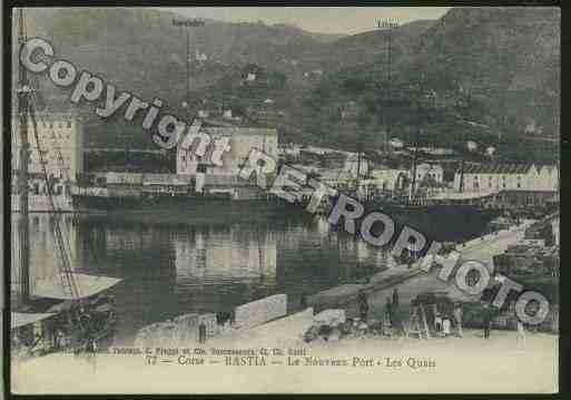 Ville de BASTIA Carte postale ancienne