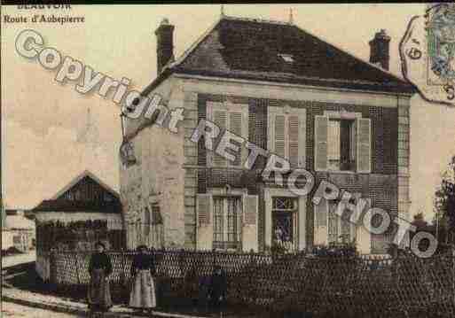 Ville de BEAUVOIR Carte postale ancienne