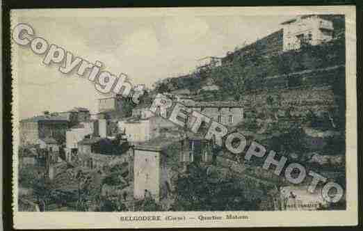 Ville de BELGODERE Carte postale ancienne