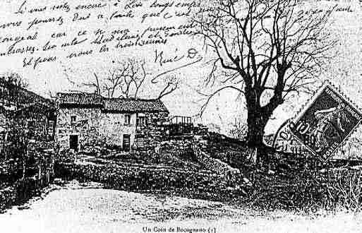 Ville de BOCOGNANO Carte postale ancienne