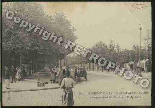 Ville de BORDEAUX Carte postale ancienne