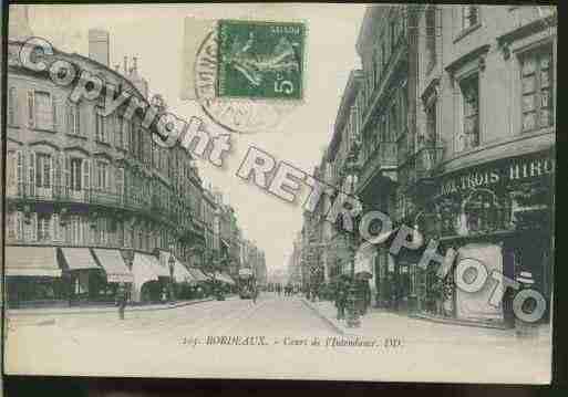 Ville de BORDEAUX Carte postale ancienne