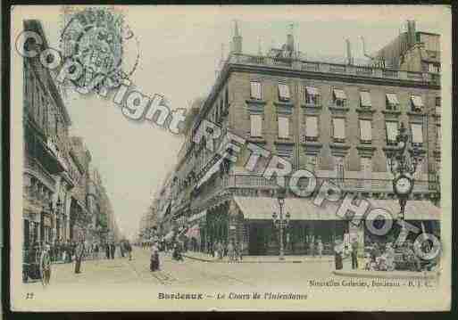 Ville de BORDEAUX Carte postale ancienne