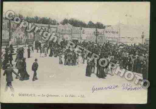 Ville de BORDEAUX Carte postale ancienne